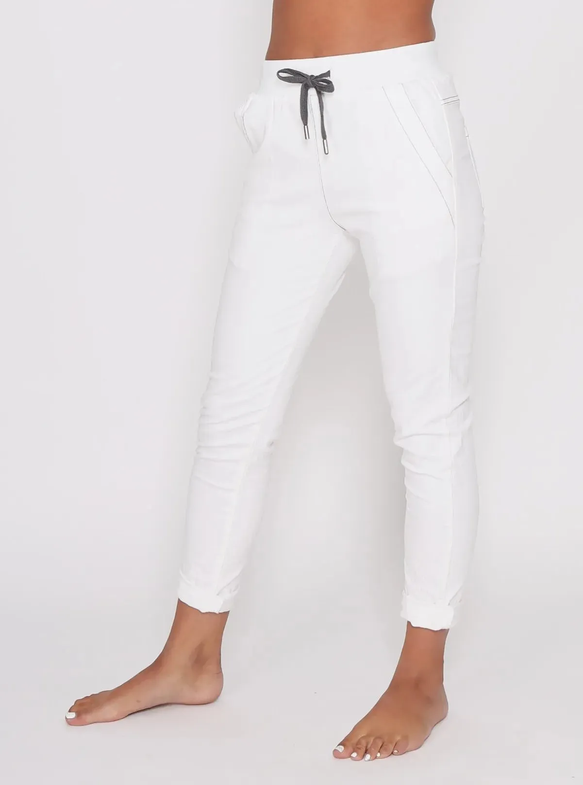 Riley Jogger - White