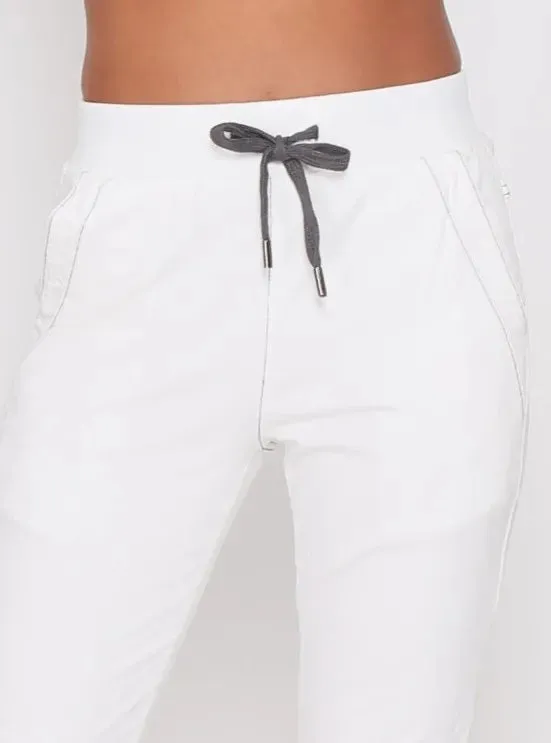 Riley Jogger - White