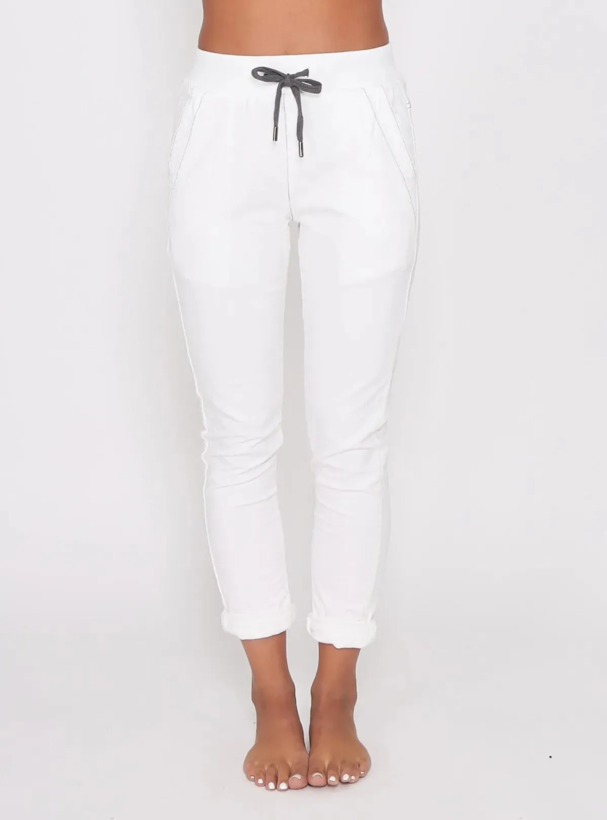 Riley Jogger - White