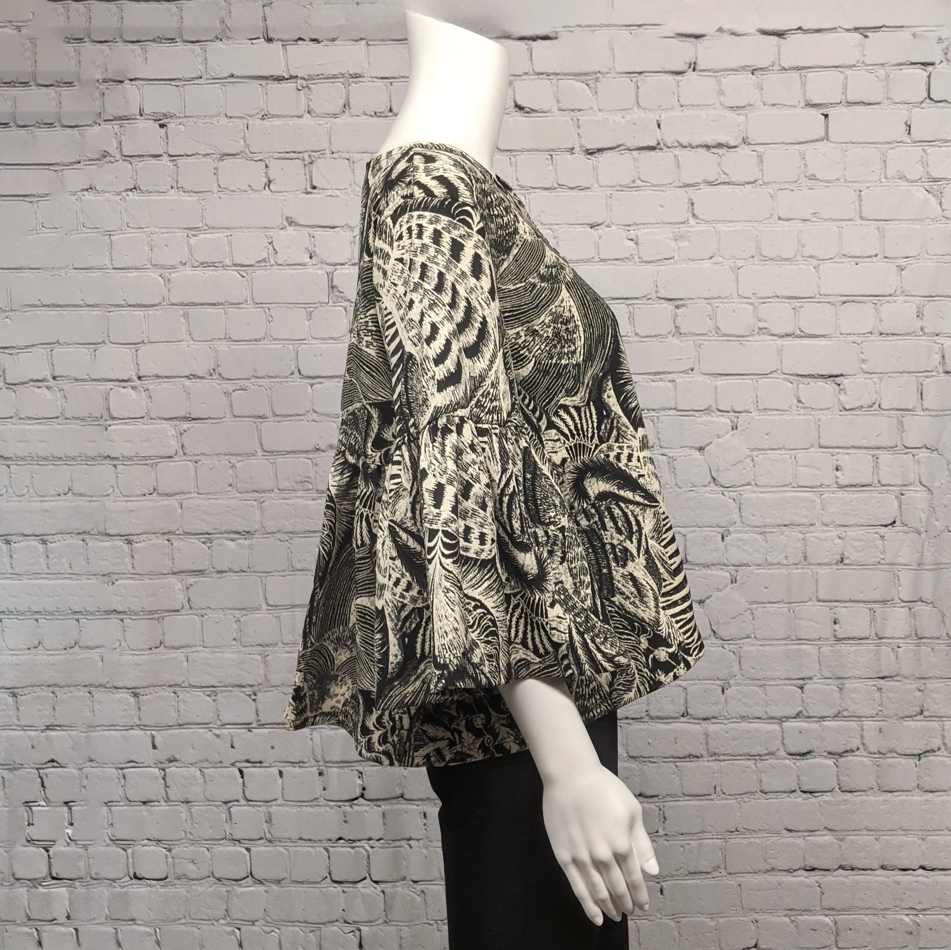 SALE! Frida Jacket in Black, Gray and White Indaco by Bryn Walker