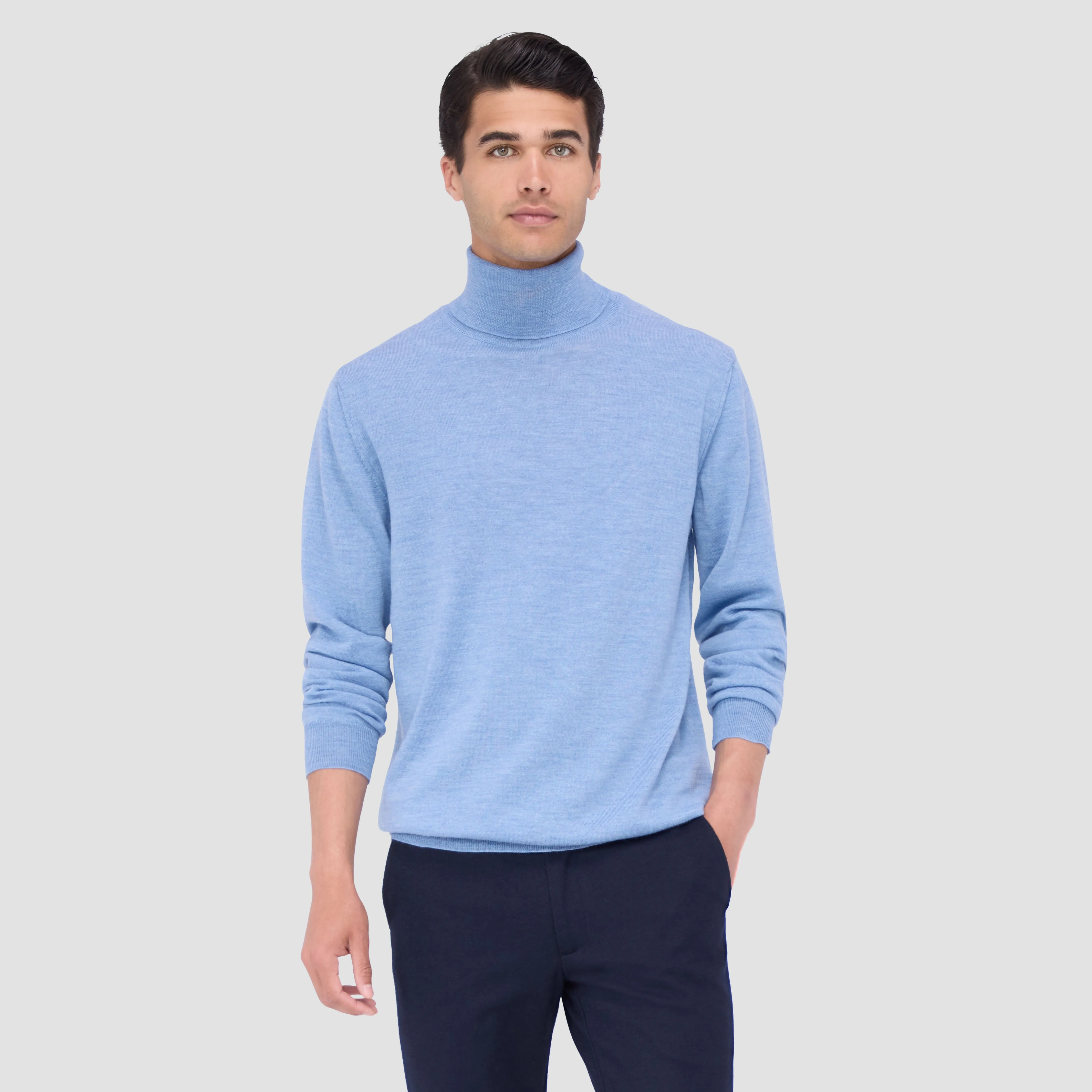 Sawyer Turtle Neck Super Merino Sweater