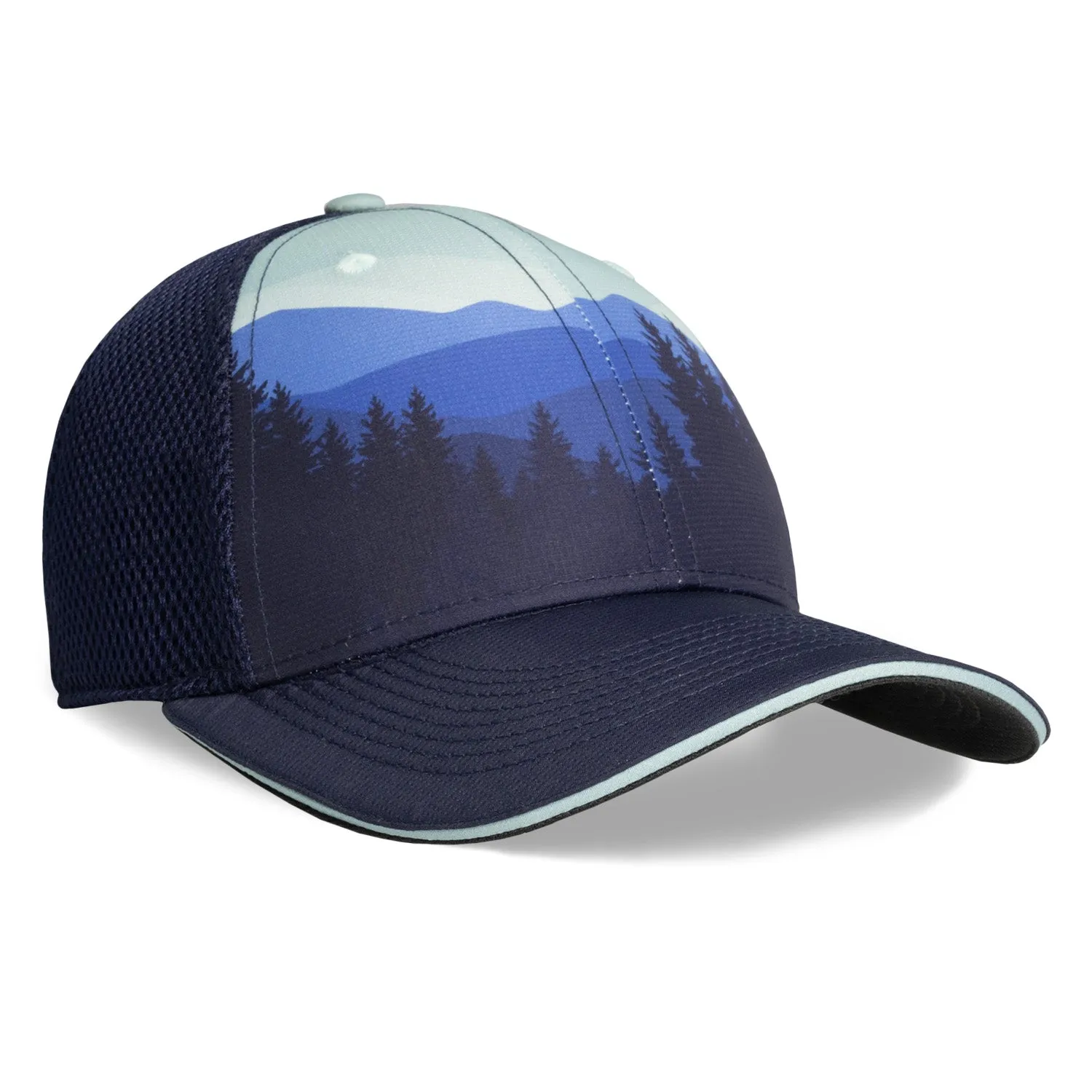 Scenic Navy 6 Panel Trucker Hat