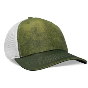 Scenic Olive 6 Panel Trucker Hat