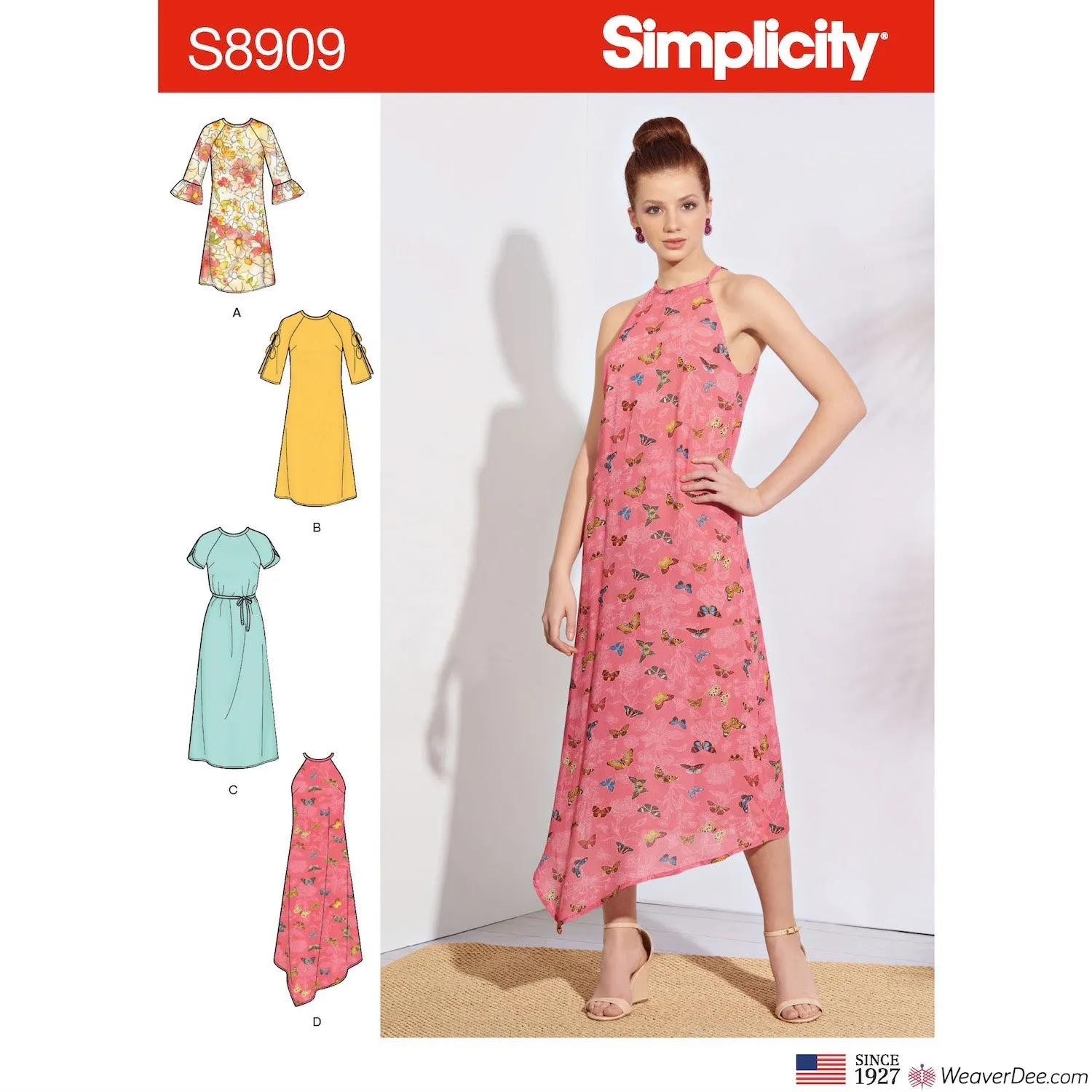 Simplicity Pattern S8909 Misses' Dresses