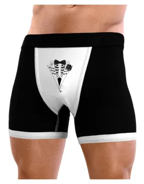 Skeleton Tuxedo Halloween Mens Boxer Brief Underwear