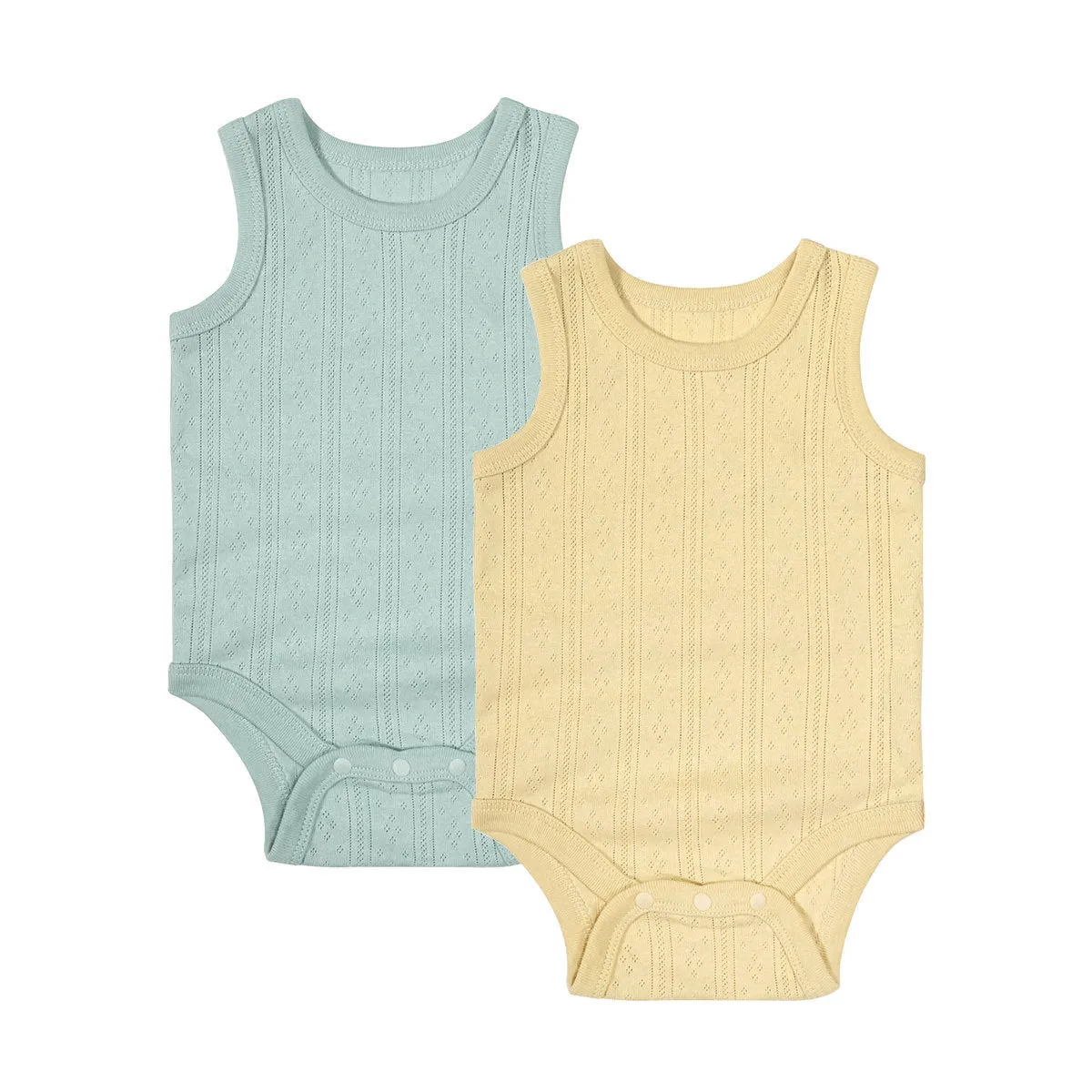 Sleeveless Baby Onesies (Pack of 2)