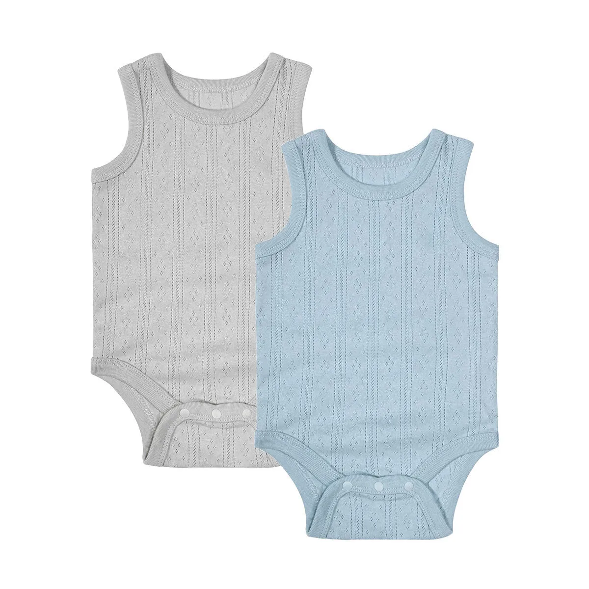 Sleeveless Baby Onesies (Pack of 2)