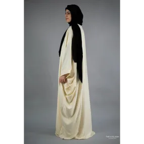 Slip Dress and Loose Fit Abaya (Sugar Cookie)