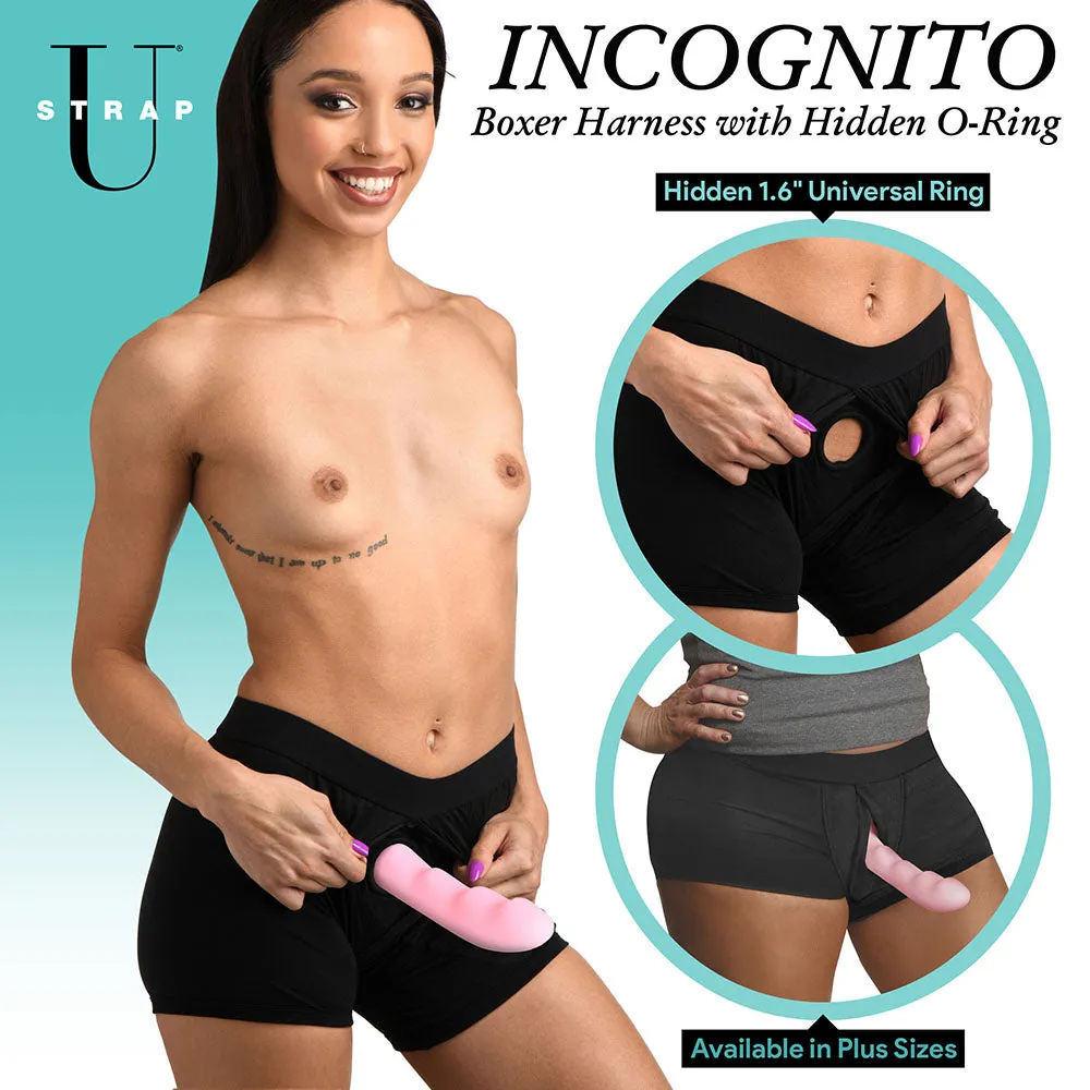 Strap U Incognito Boxer Harness with Hidden O-Ring 2XL