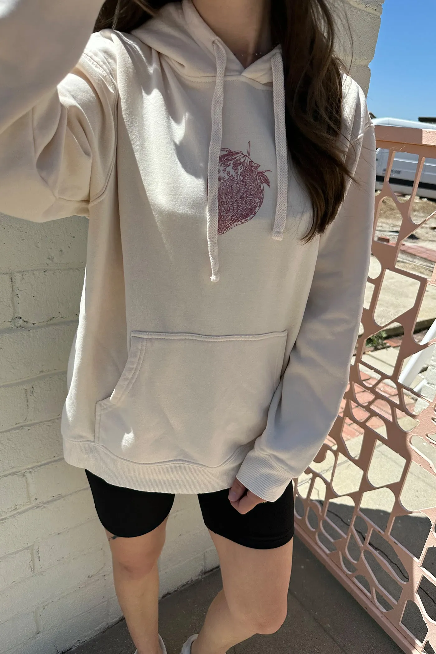 Strawberry Graphic Hoodie