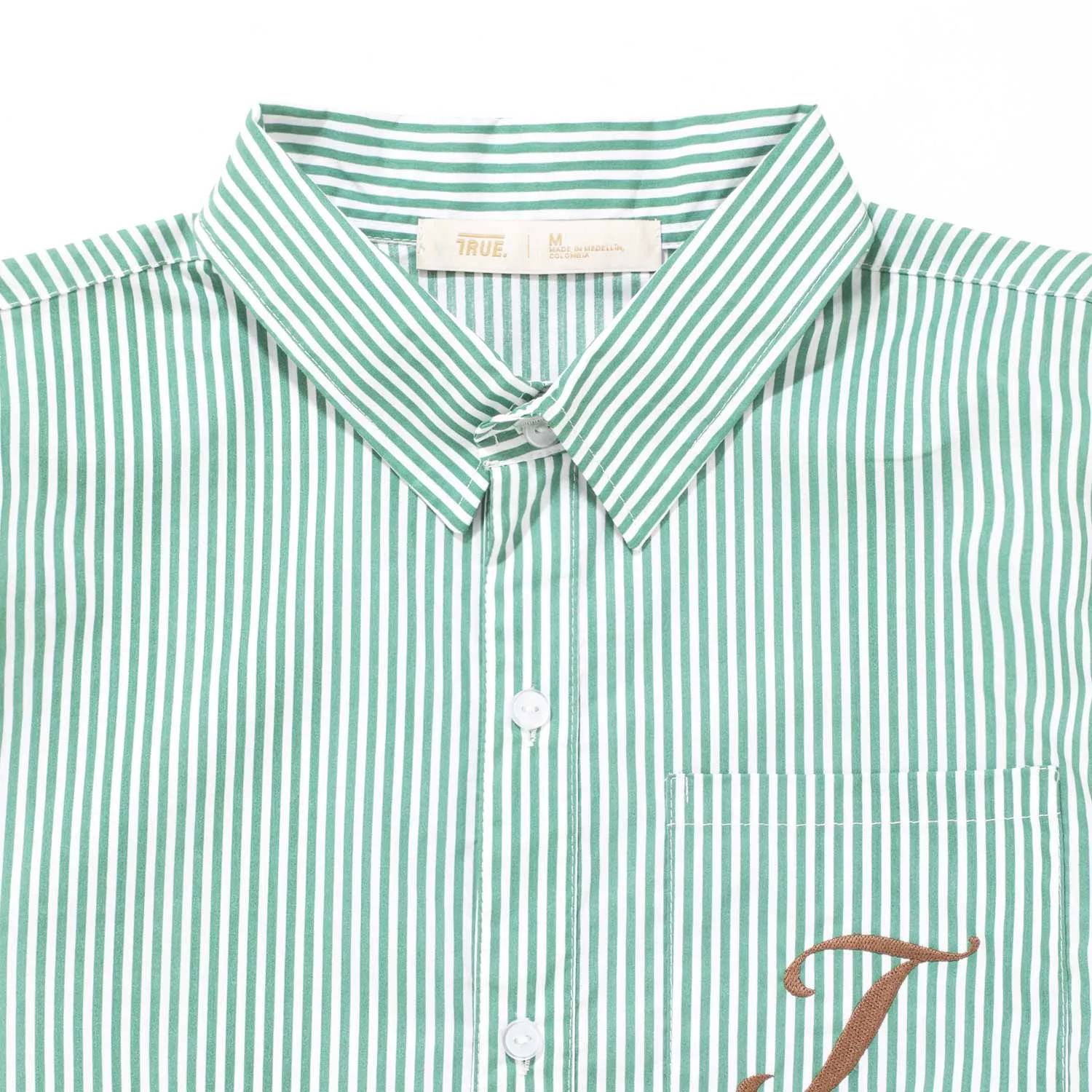 Striped Shirts & Pants Set - Green