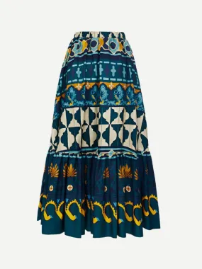 Sunset Skirt in Casareale Emerald