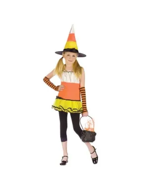 Teen Candy Corn Witch Costume