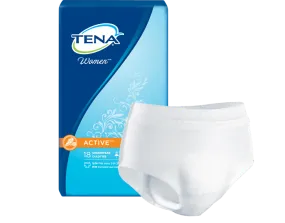 Tena 54950 Women Active Underwear, Super Plus, X-Large 48" x 64" White