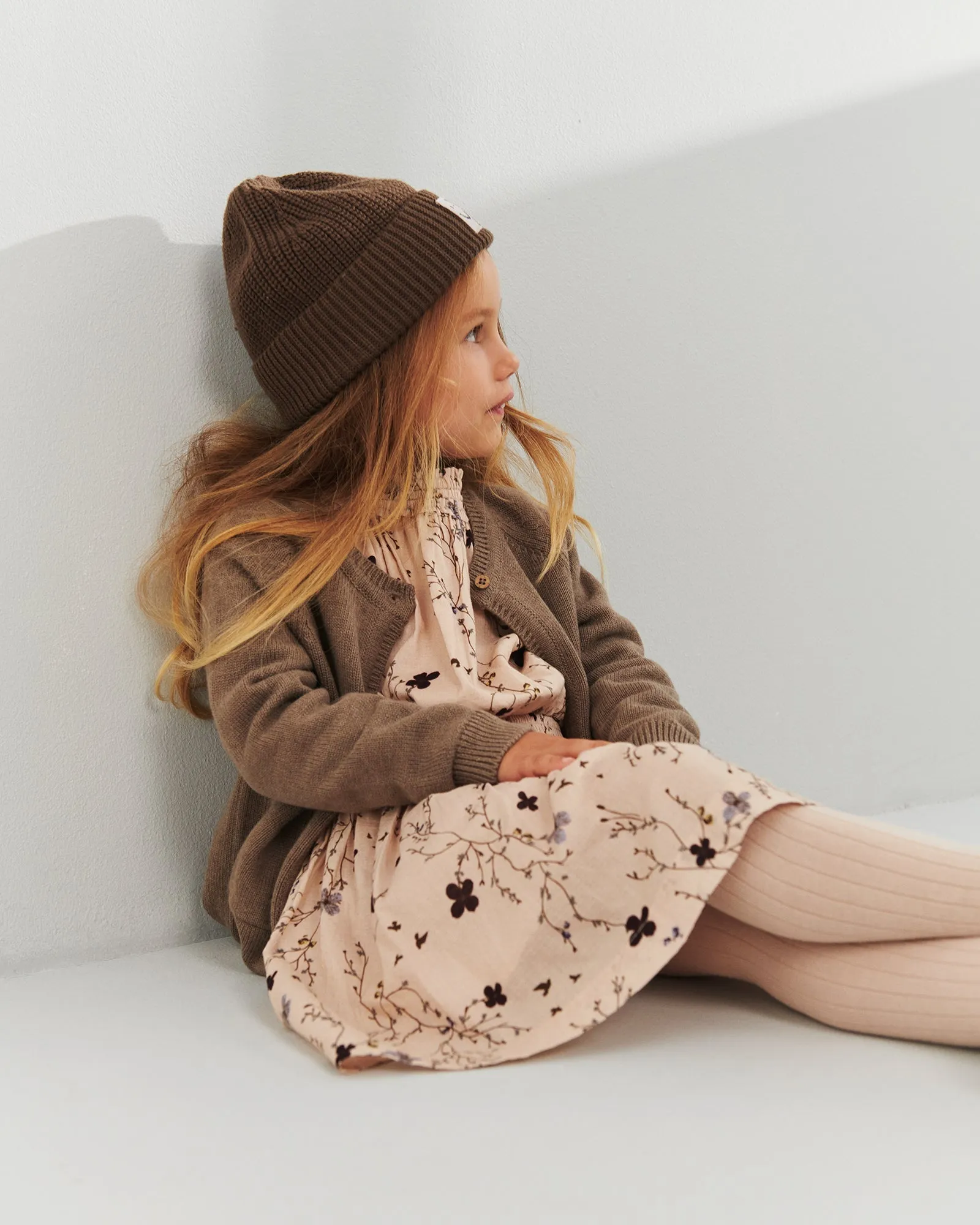 Tights 2-pack - Kids - Moonlight/Dark Beige