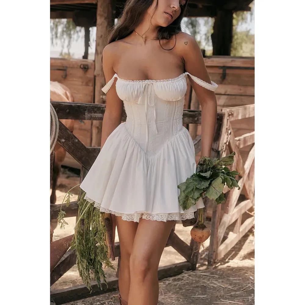 Toleet Rustic Romance Corset Mini Elegance Dress