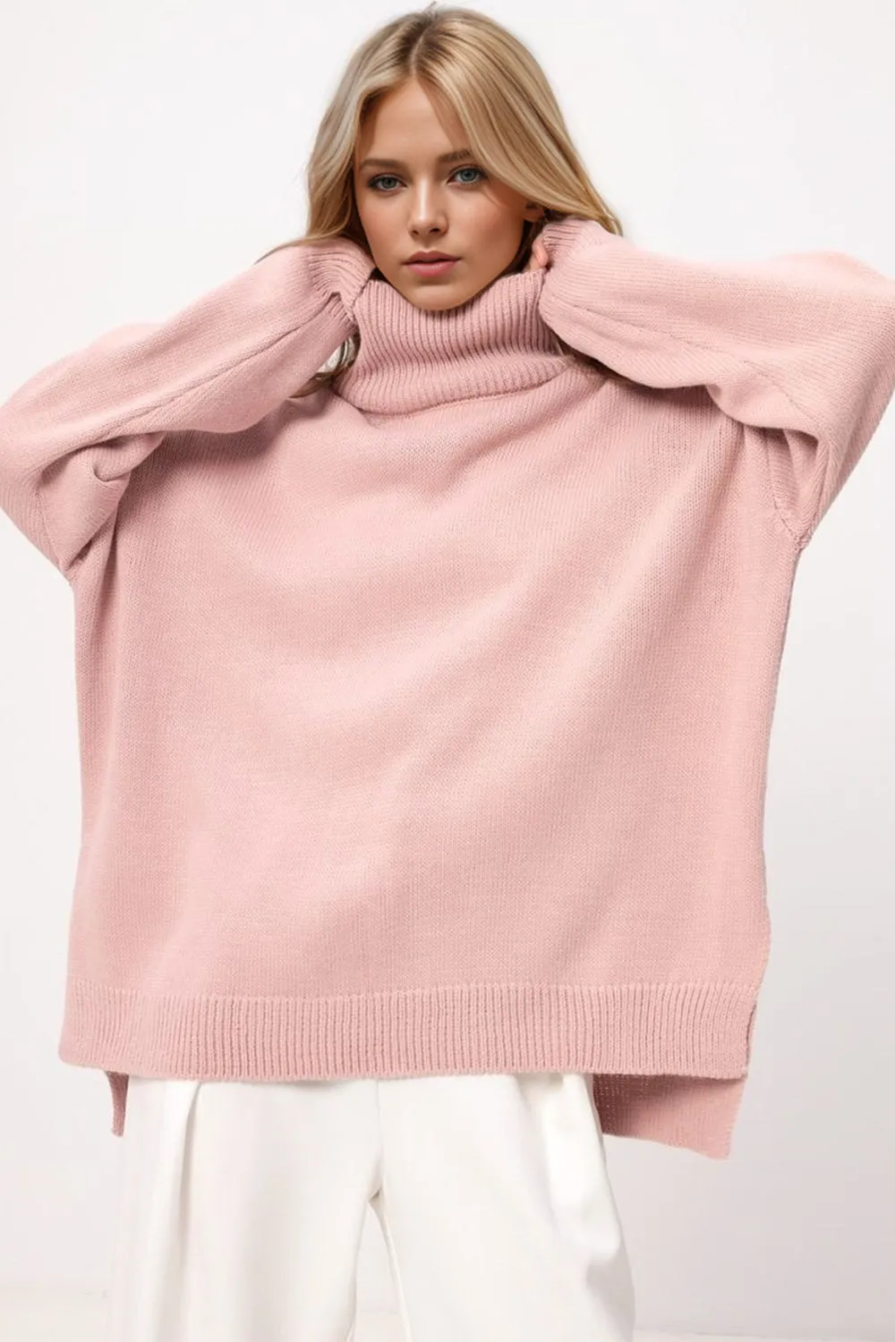 Turtleneck Long Sleeve Sweater