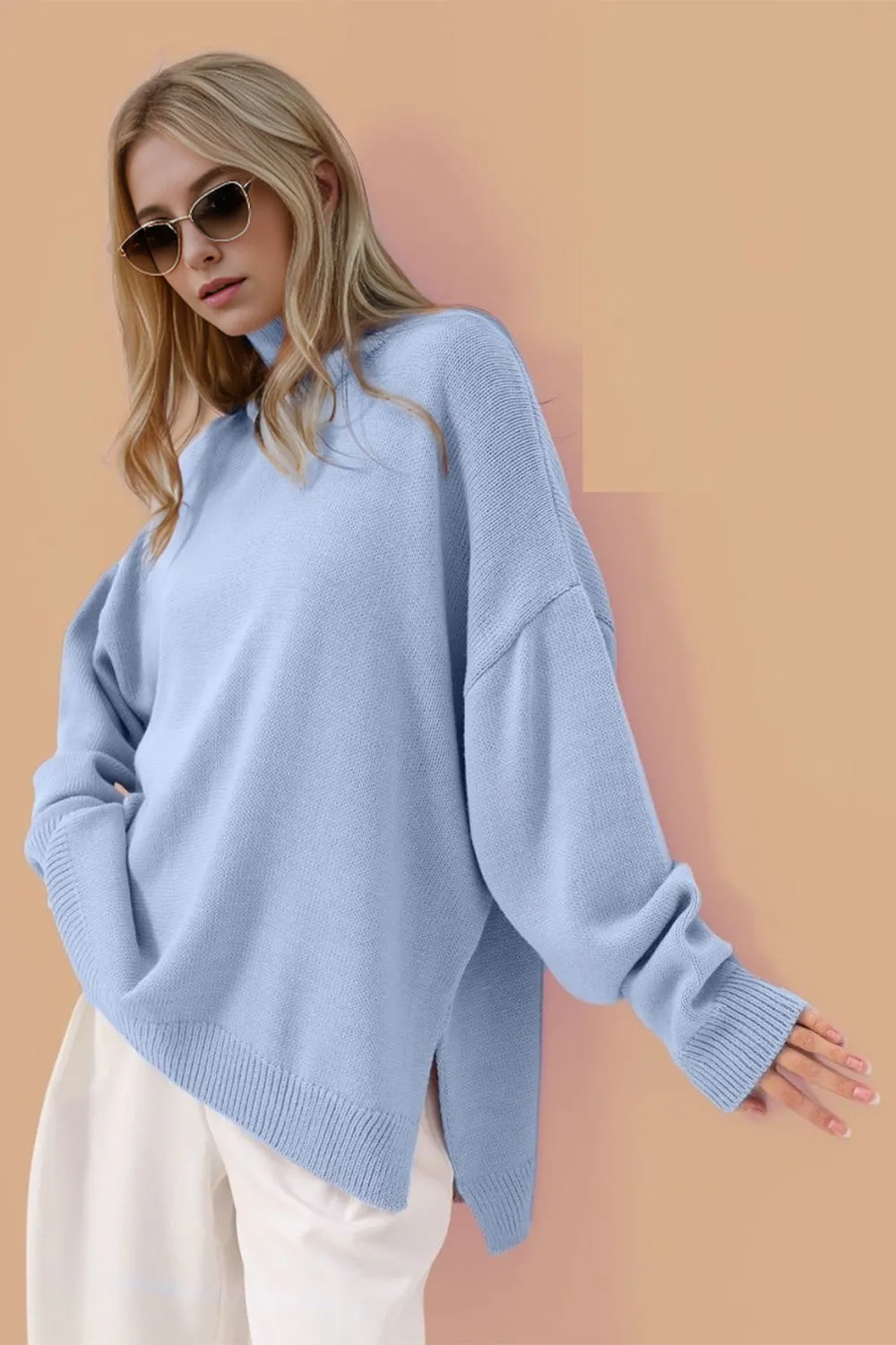 Turtleneck Long Sleeve Sweater