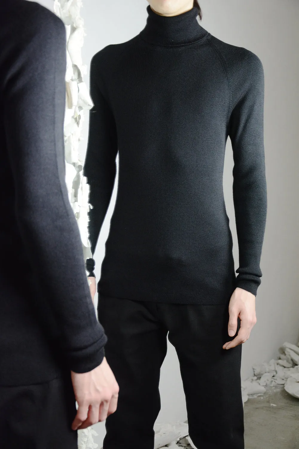 TURTLENECK THERMAL SWEATER