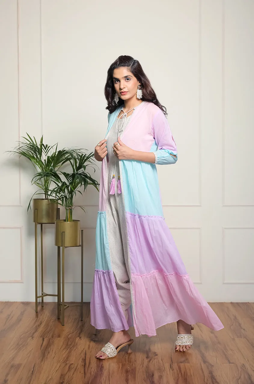 Unicorn Jacket With Dhoti Jumpsuit