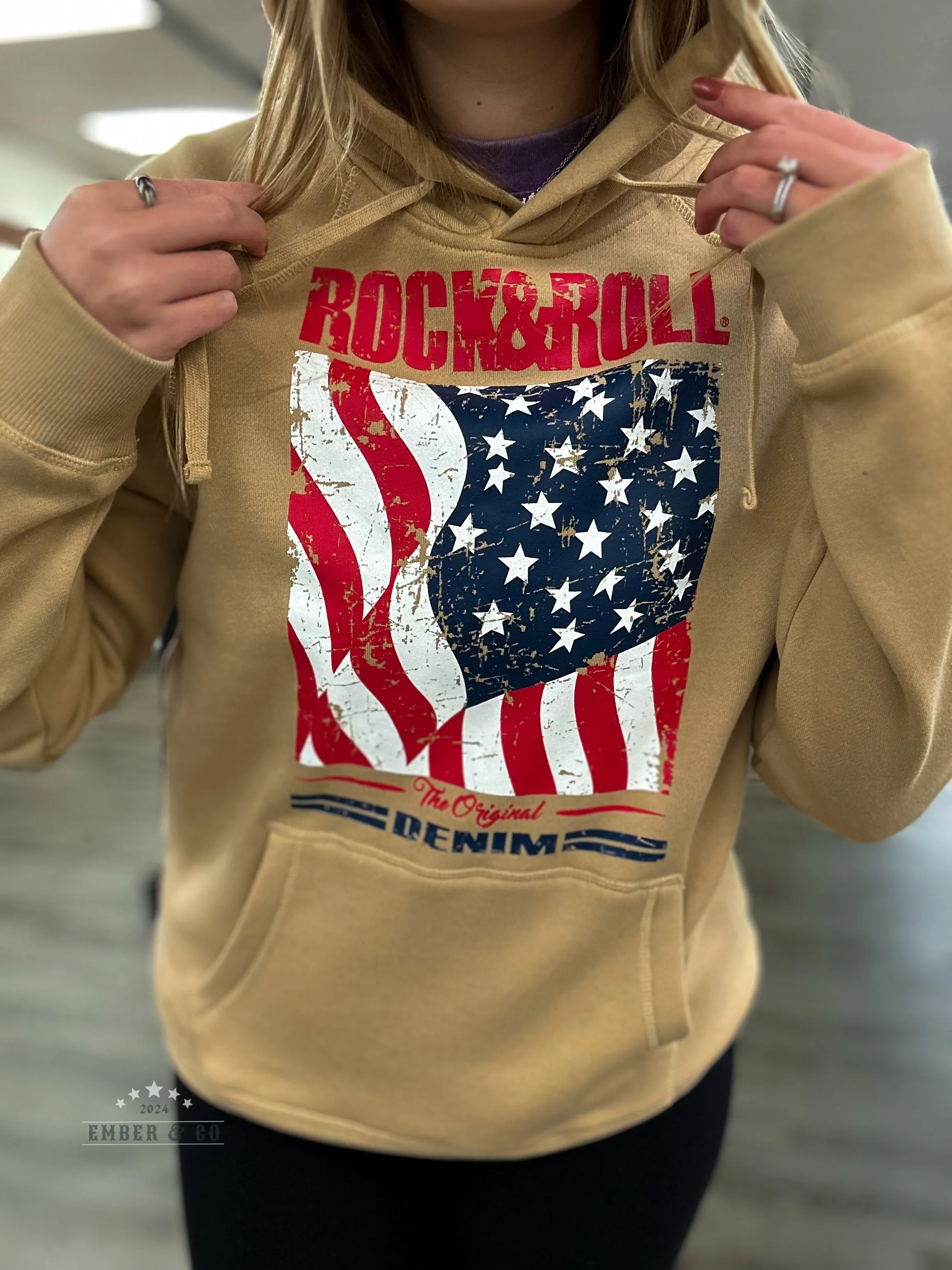 USA Flag Hoodie