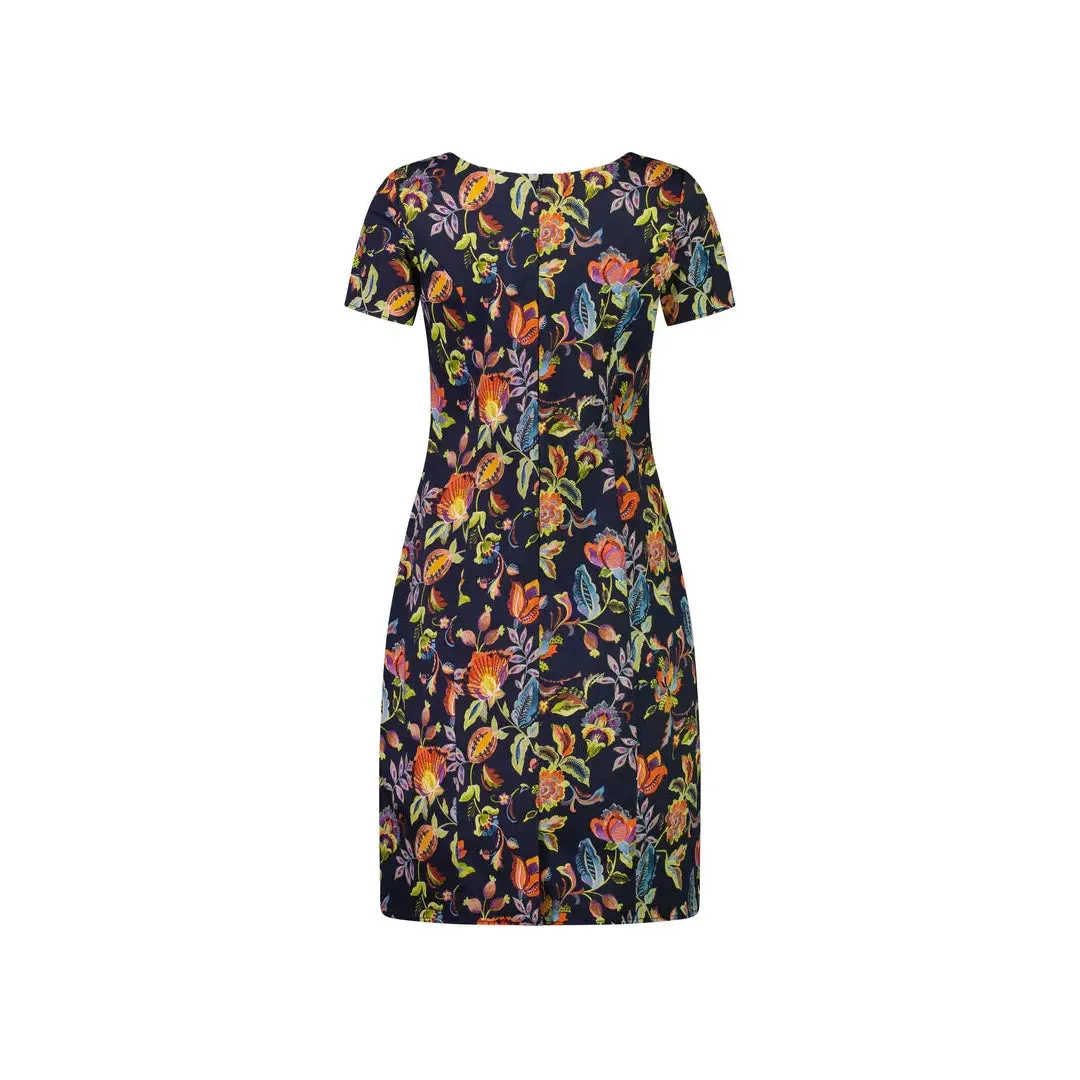 Vassalli - Printed Lightweight Fitted Dress with Short Sleeve - Brazil