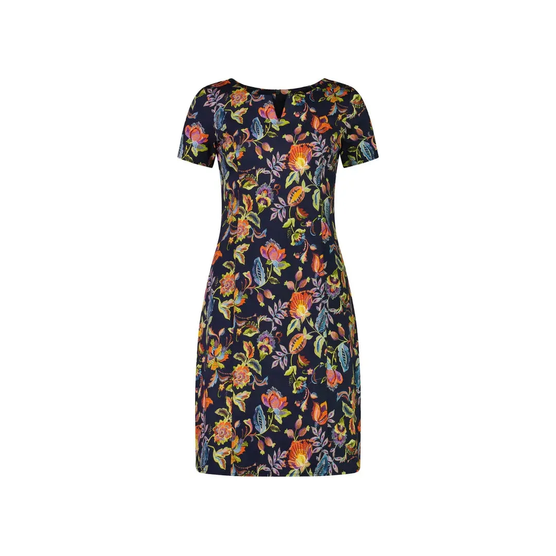 Vassalli - Printed Lightweight Fitted Dress with Short Sleeve - Brazil