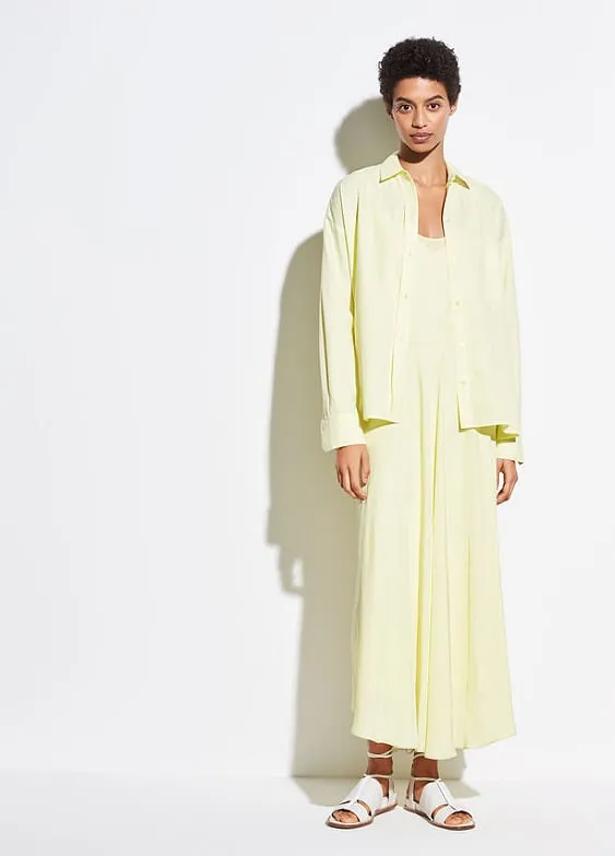 Vince - Double Layer Dress Lemon Glow