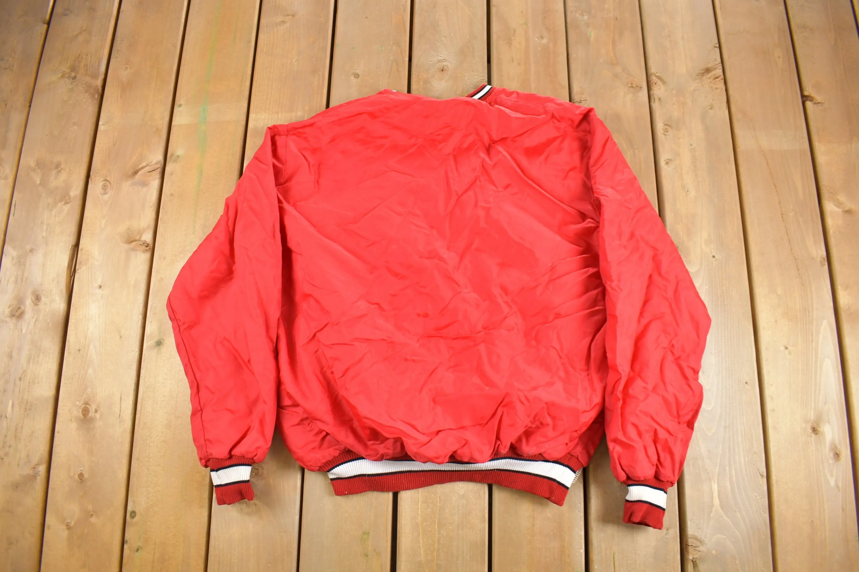 Vintage 1980s DeLong Monroe Pullover Windbreaker Jacket