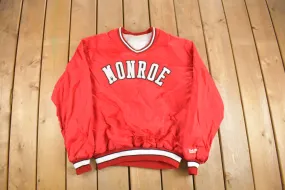 Vintage 1980s DeLong Monroe Pullover Windbreaker Jacket