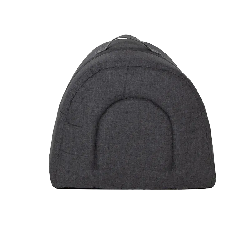 Water Resistant Oxford Charcoal Hooded Cat House