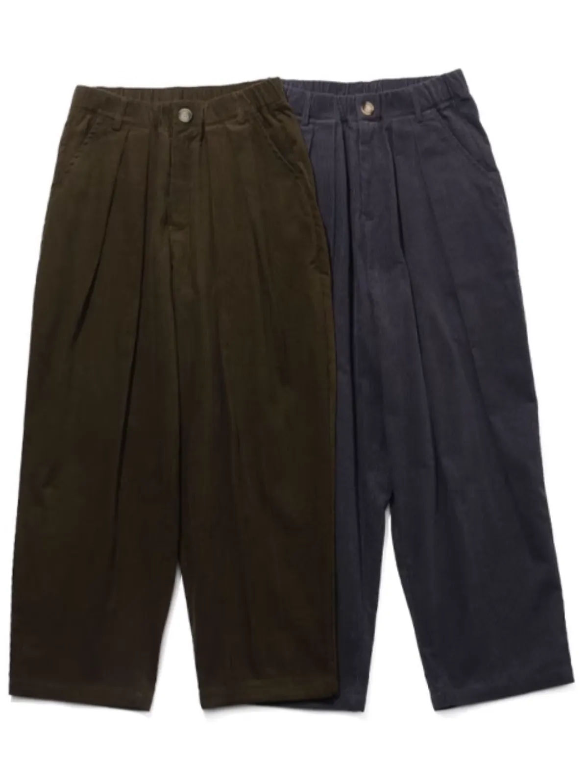 WLS Retro Corduroy Drape Casual Pants