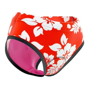 Women's Hawaiian Hibiscus Padded Cycling Underwear Briefs [clearance]