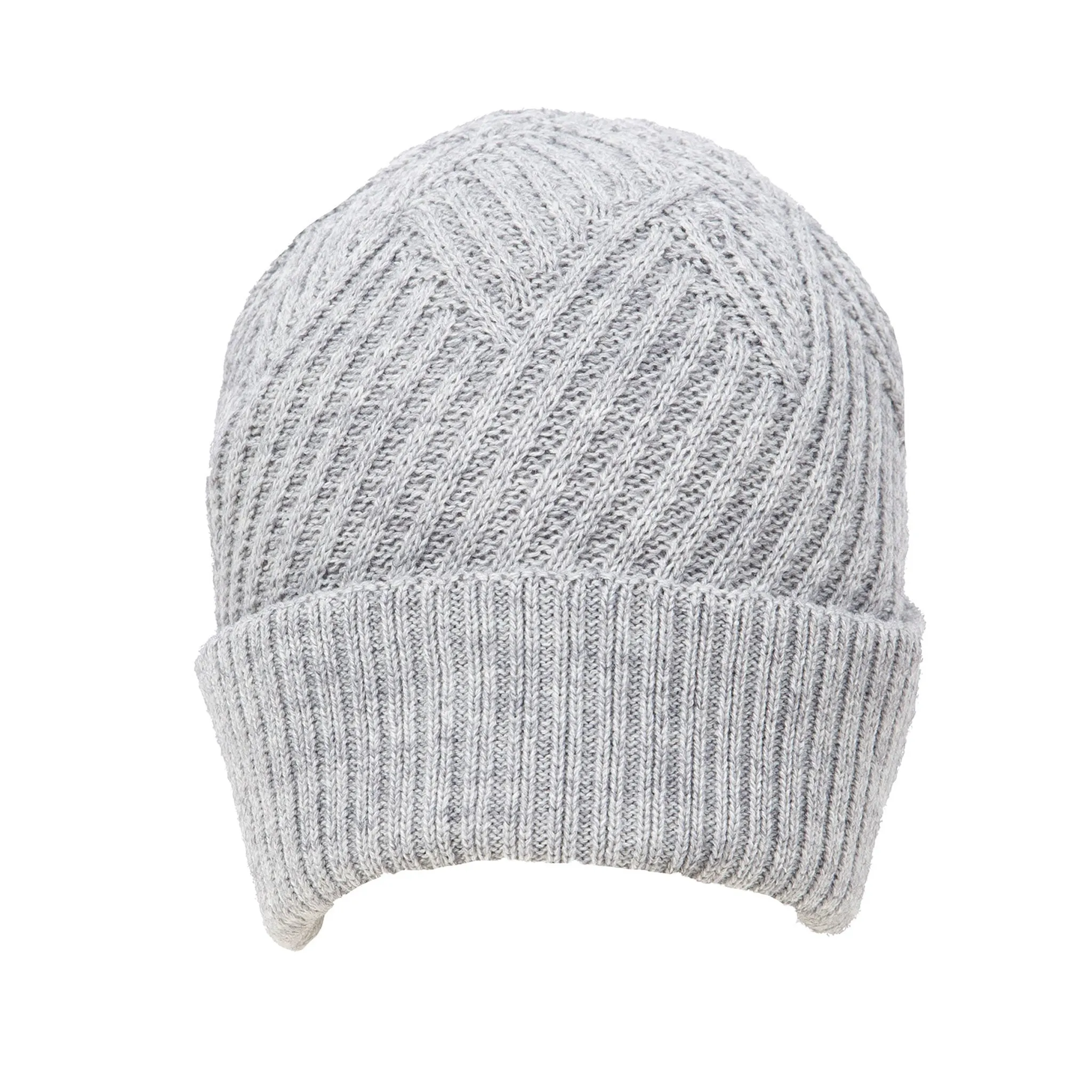 Women’s Patchwork Cable Knit Beanie Hat