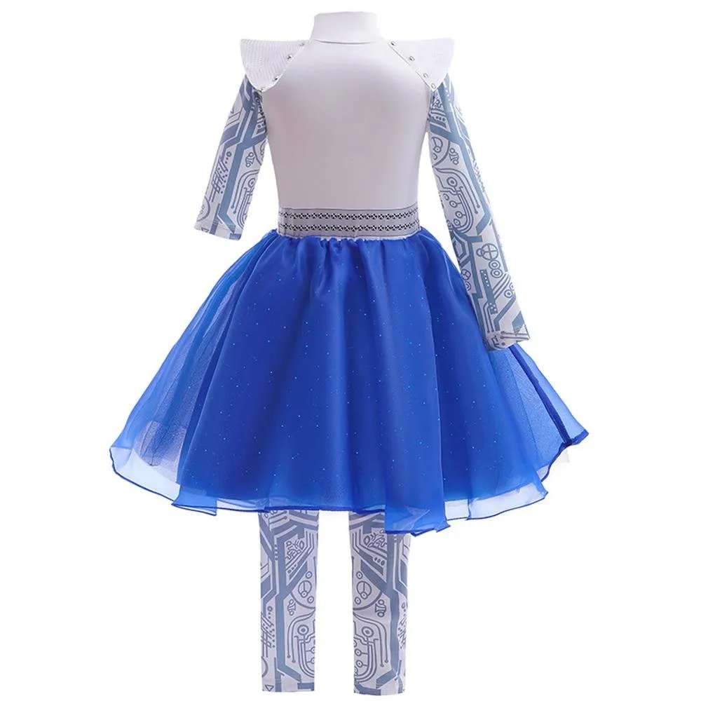 Zombie girls team uniform dress tights two-piece costume